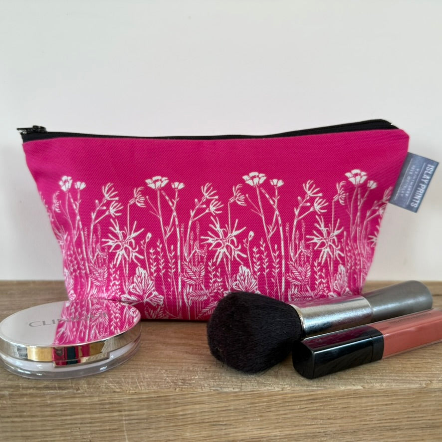 Wet Meadow Make Up Bag - Hot Pink