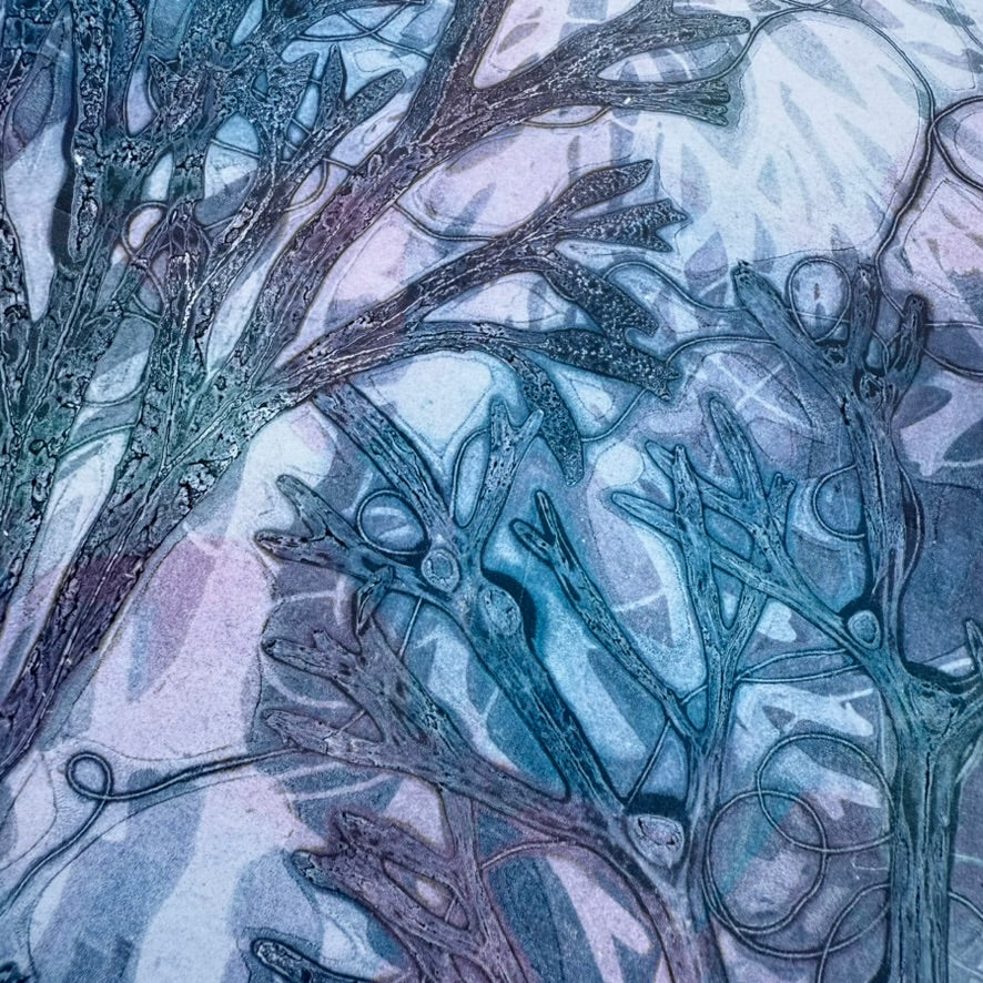 Beneath the Waves - Original Unique Monoprint, Isle of Islay (xiv)