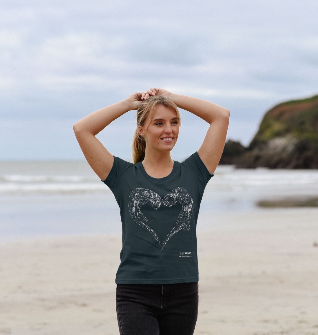 Women's Swimming Otters Scoop Neck Top