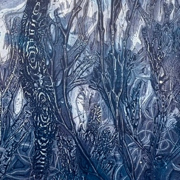 Beneath the Waves - Original Unique Monoprint, Isle of Islay (xii)