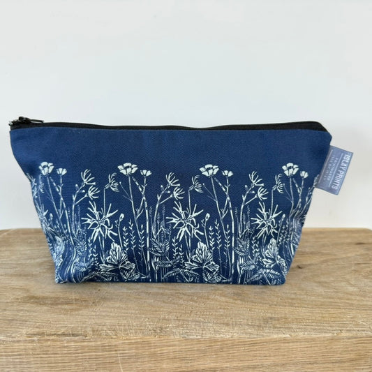 Wet Meadow Make Up Bag - Navy