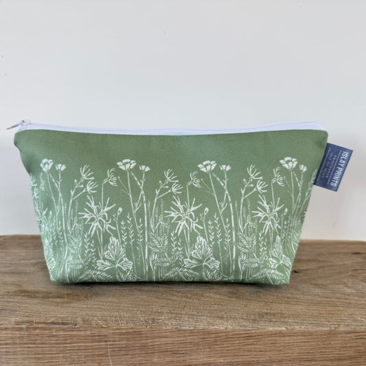 Wet Meadow Make Up Bag - Sage Green