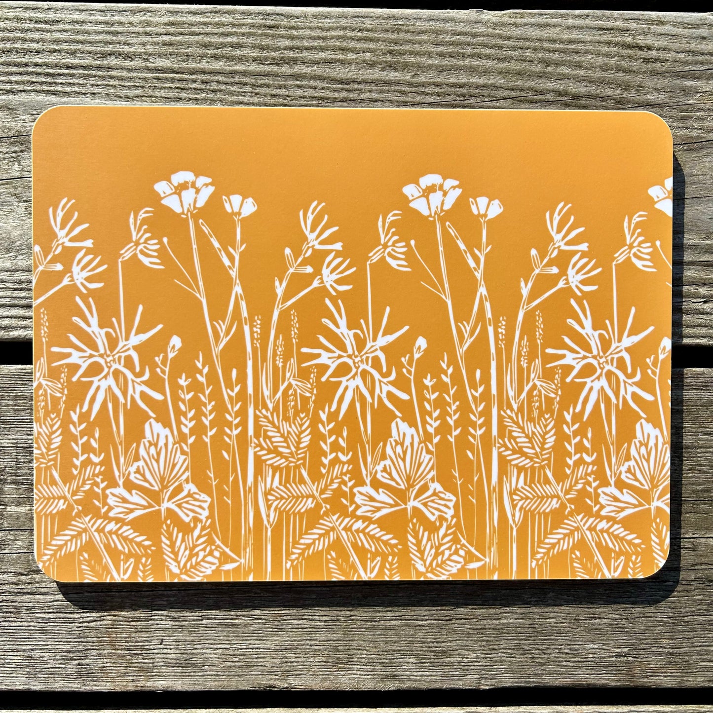Wet Meadow Placemat - Ochre