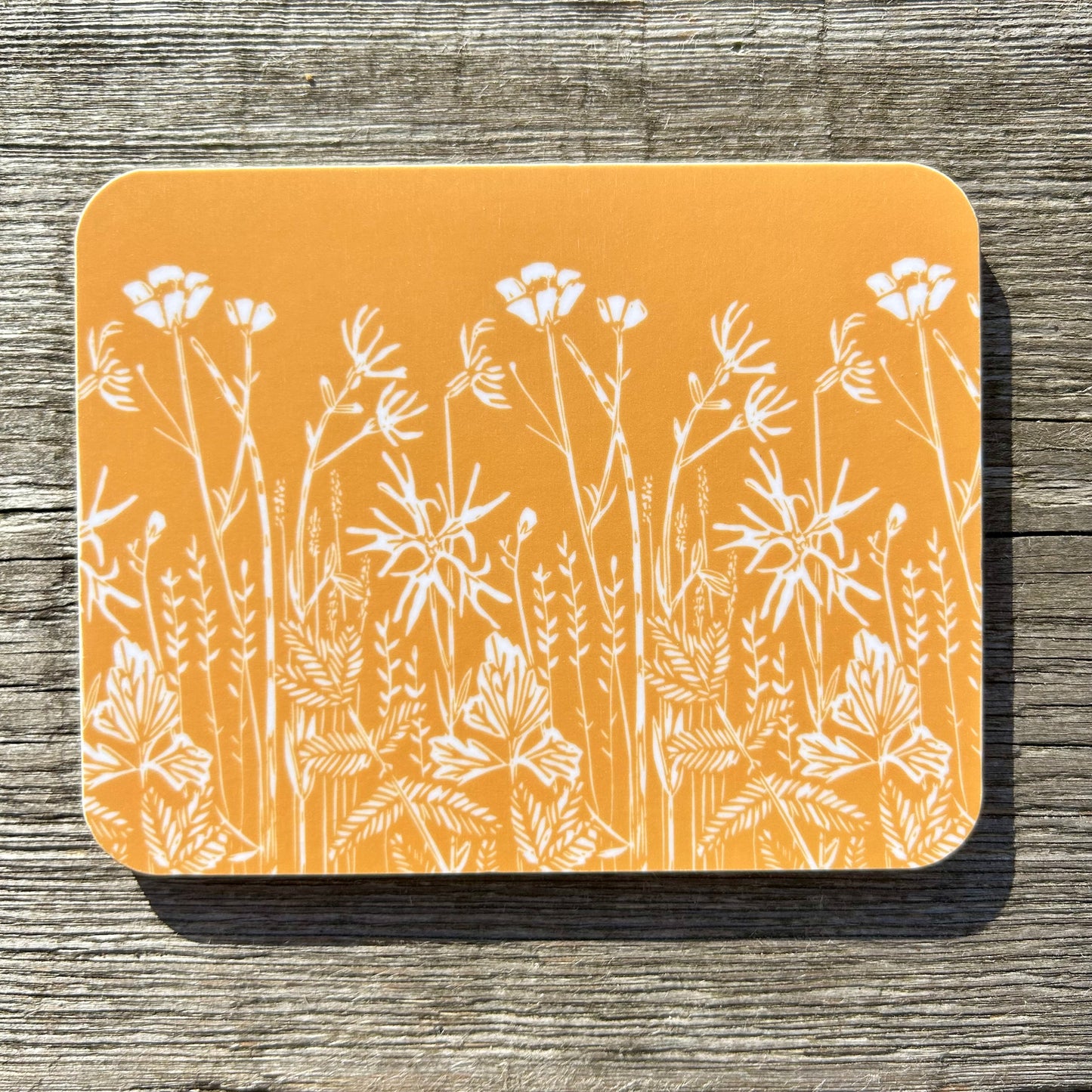Wet Meadow Coaster - Ochre