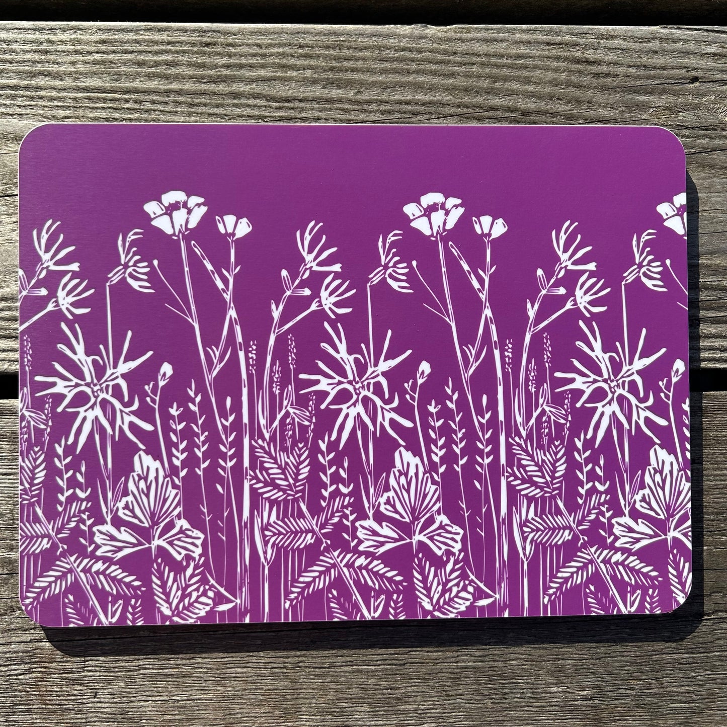 Wet Meadow Placemat - Purple
