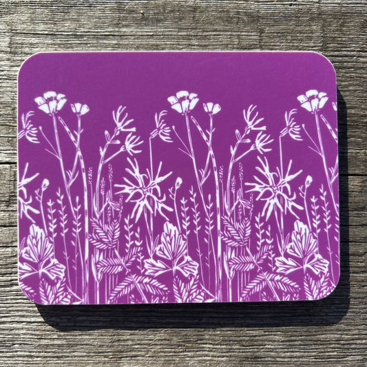 Wet Meadow Coaster - Purple