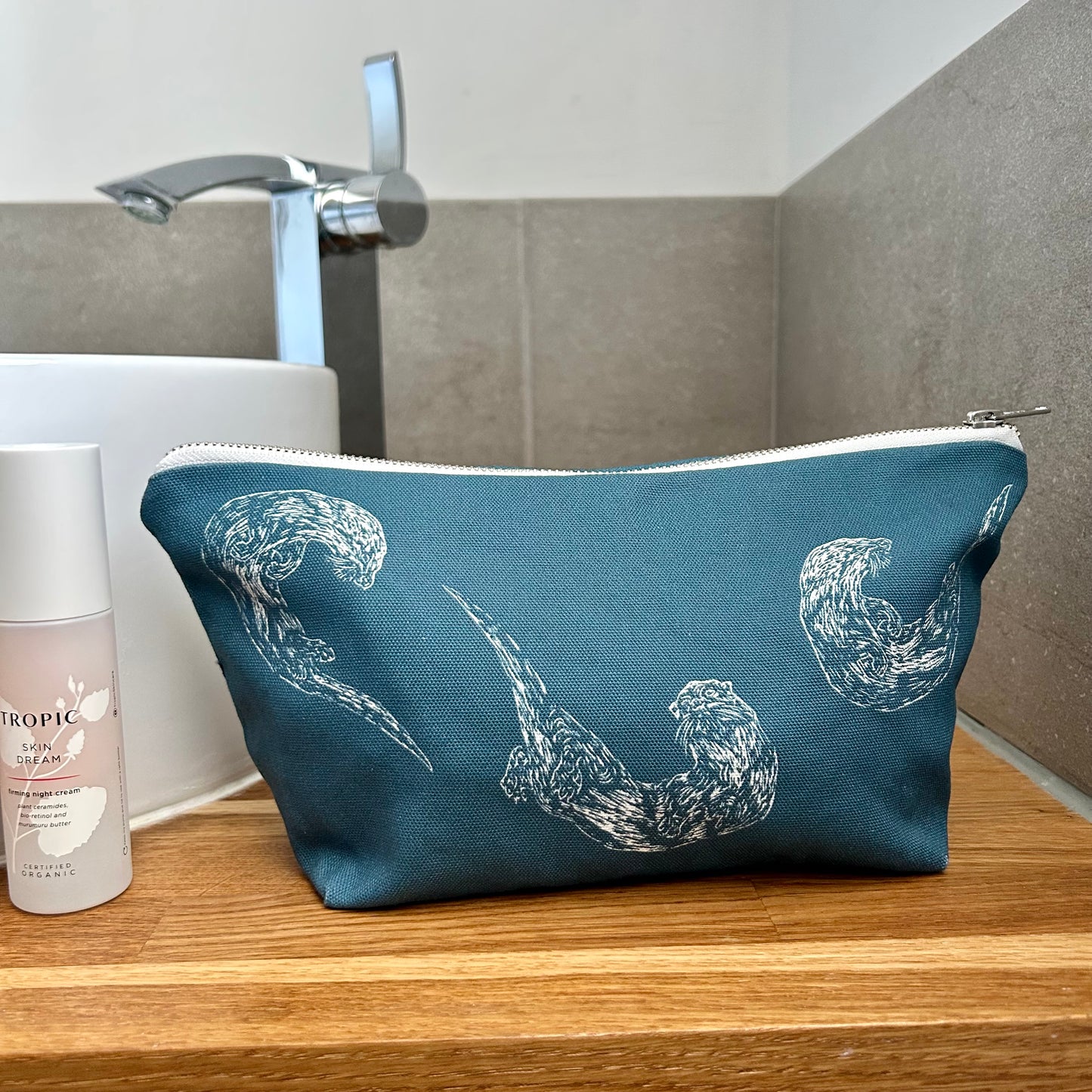 Tumbling Otters Wash Bag