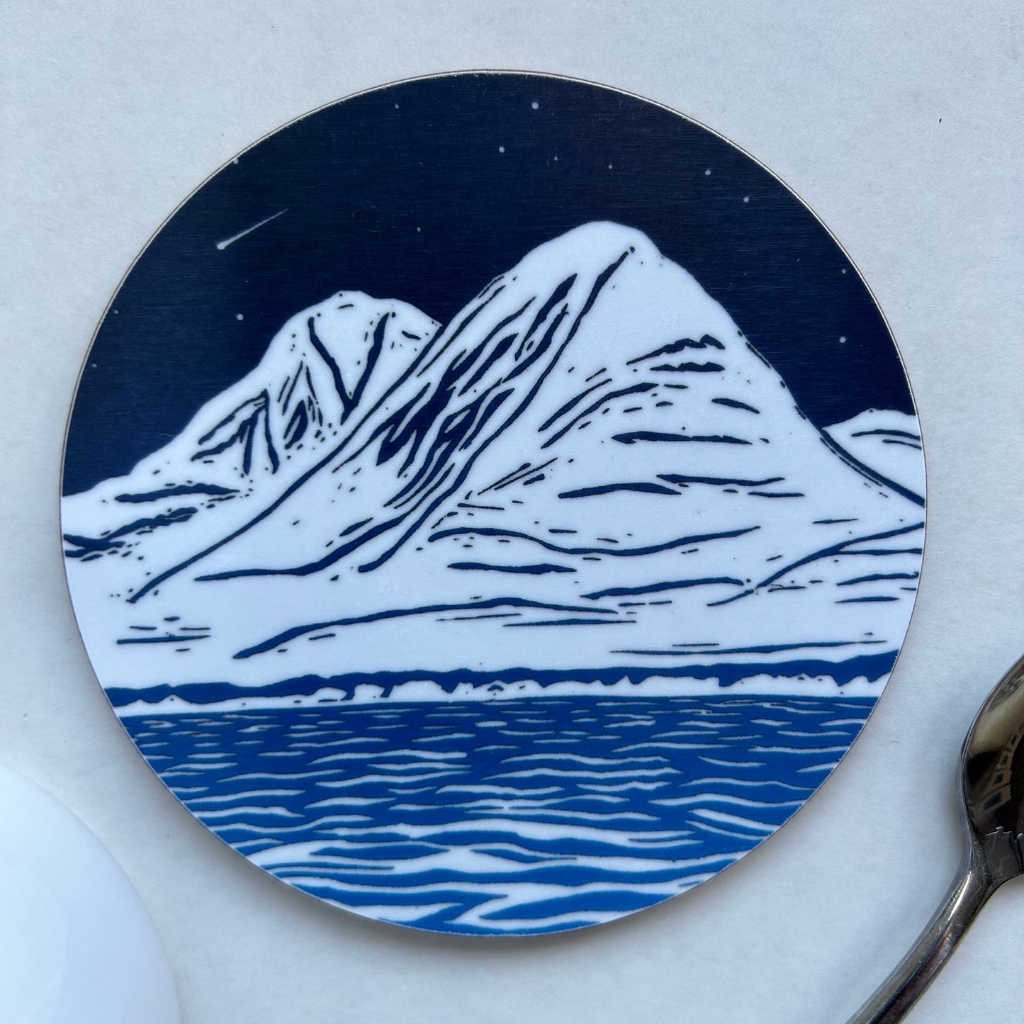 Round Coaster - Starry Nights on Islay - Paps of Jura