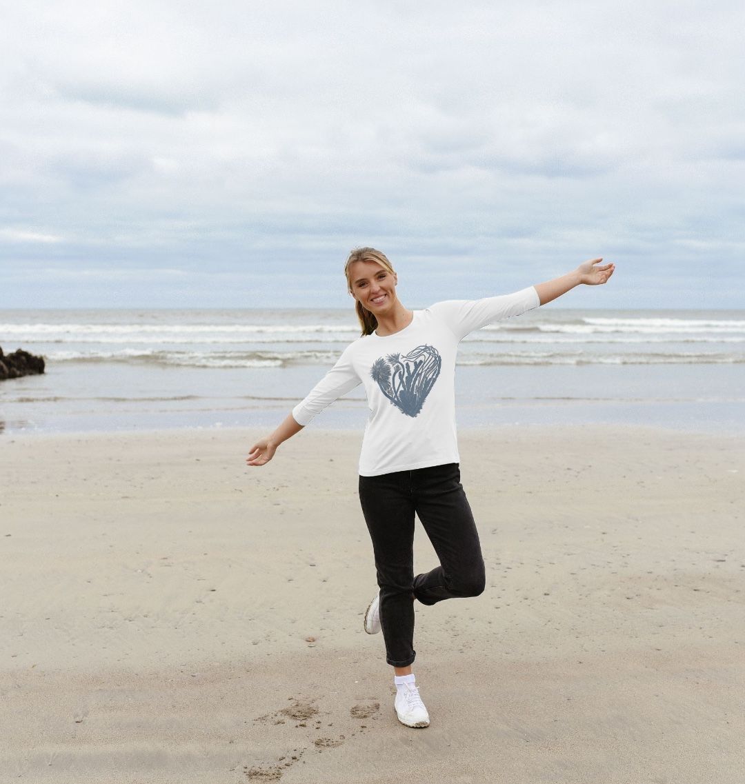 Underwater Love 3/4 Sleeve Women's Top