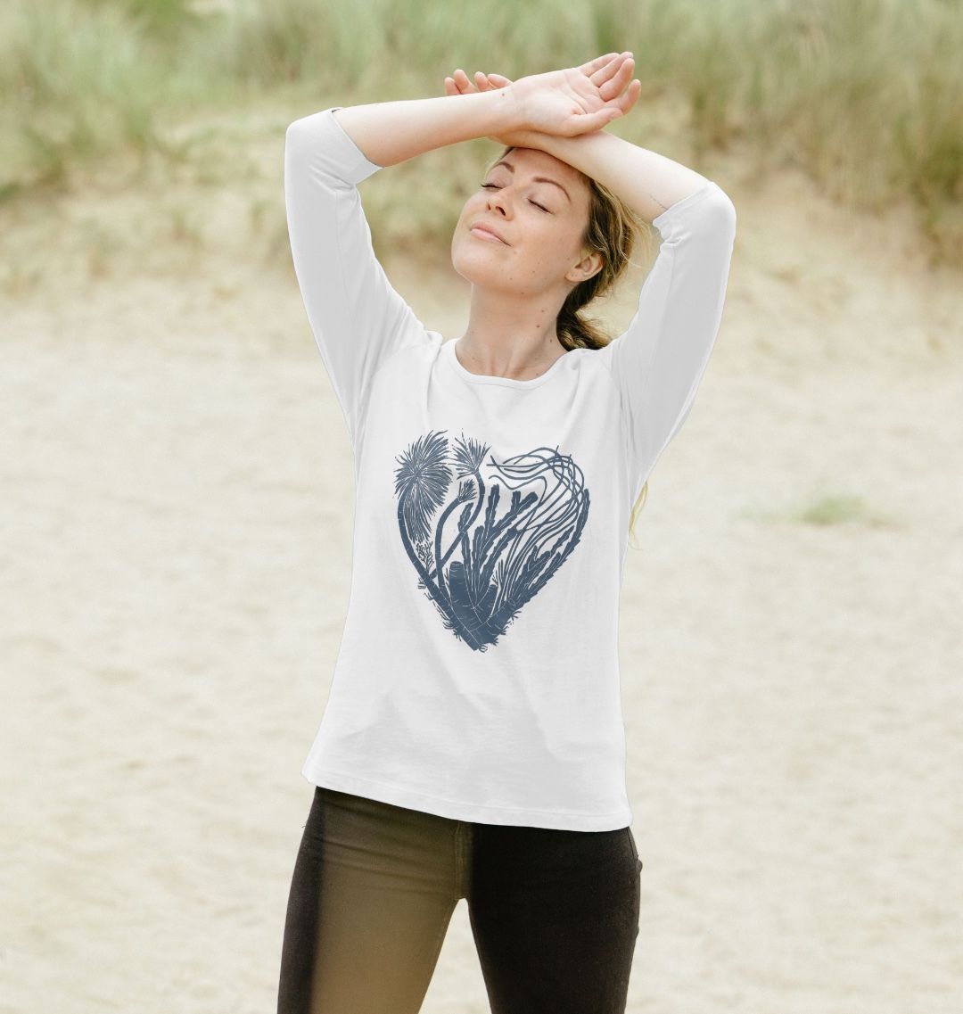 Underwater Love 3/4 Sleeve Women's Top