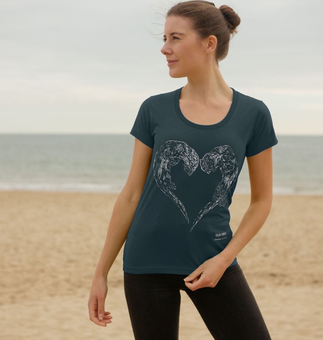 Women's Swimming Otters Scoop Neck Top