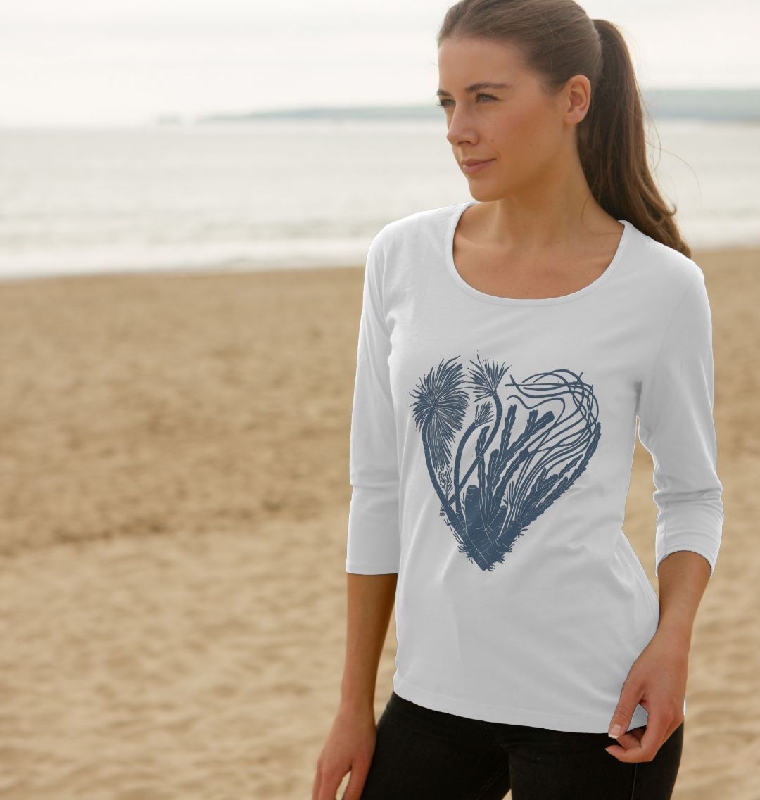 Underwater Love 3/4 Sleeve Women's Top