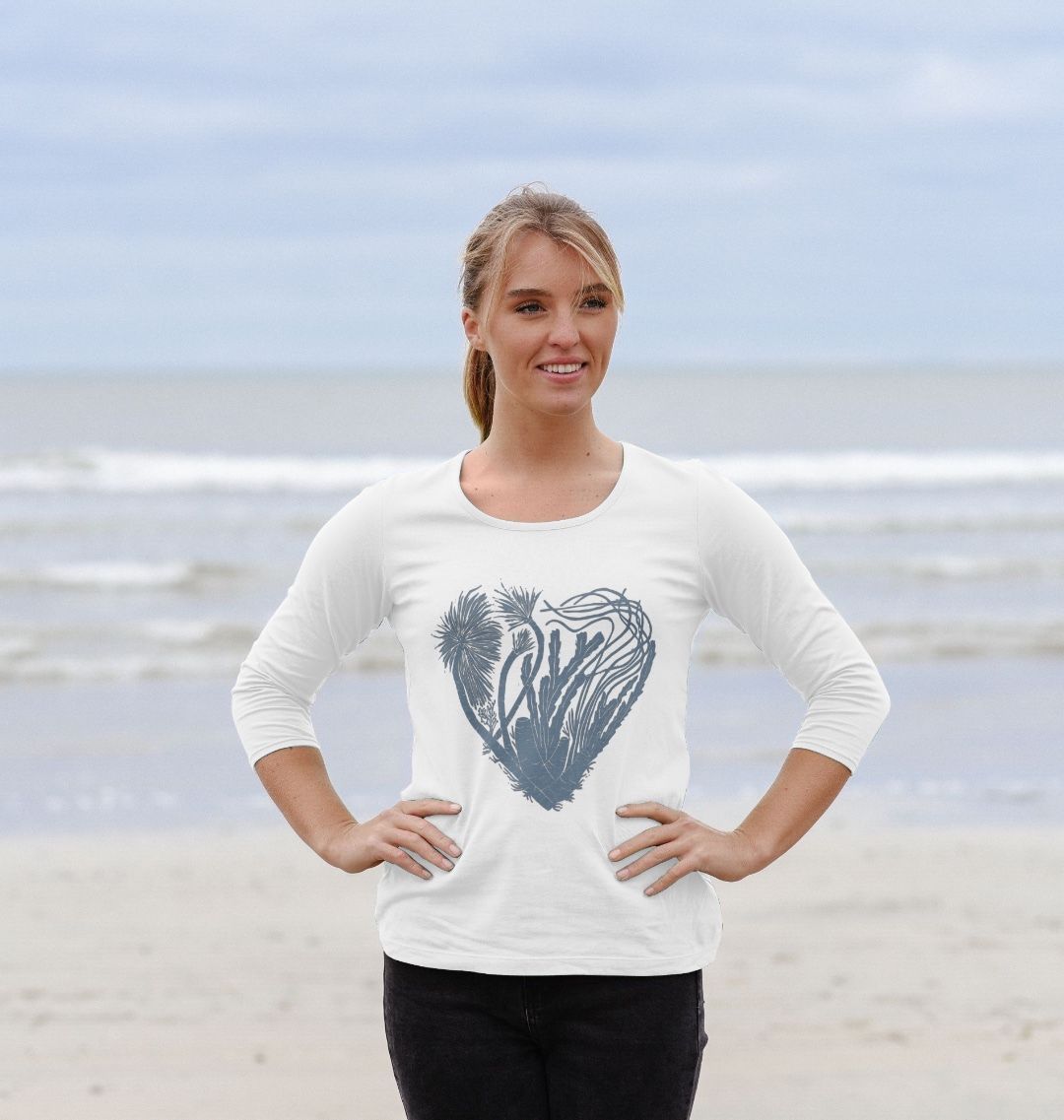 Underwater Love 3/4 Sleeve Women's Top