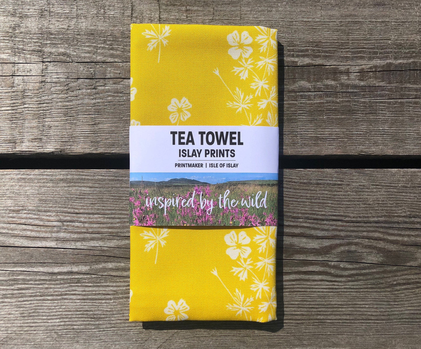 Tormentil Tea Towel - Wildflowers of Islay