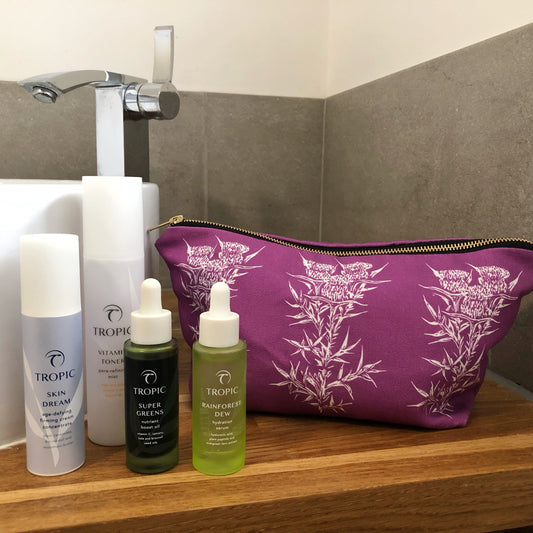 Spear Thistle Wash Bag