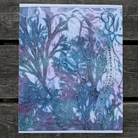 Beneath the Waves - Original Unique Monoprint, Isle of Islay (xiv)