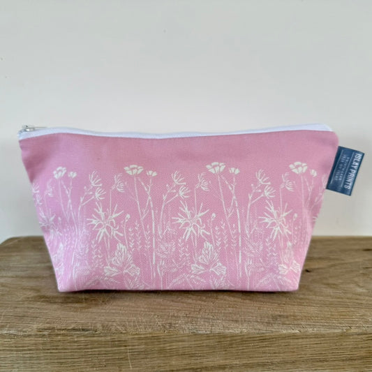Wet Meadow Make Up Bag - Pale Pink