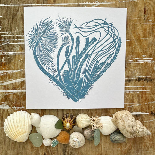 Underwater Love Handprinted Card