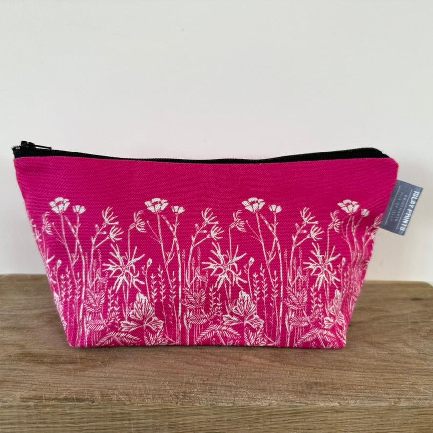 Wet Meadow Make Up Bag - Hot Pink