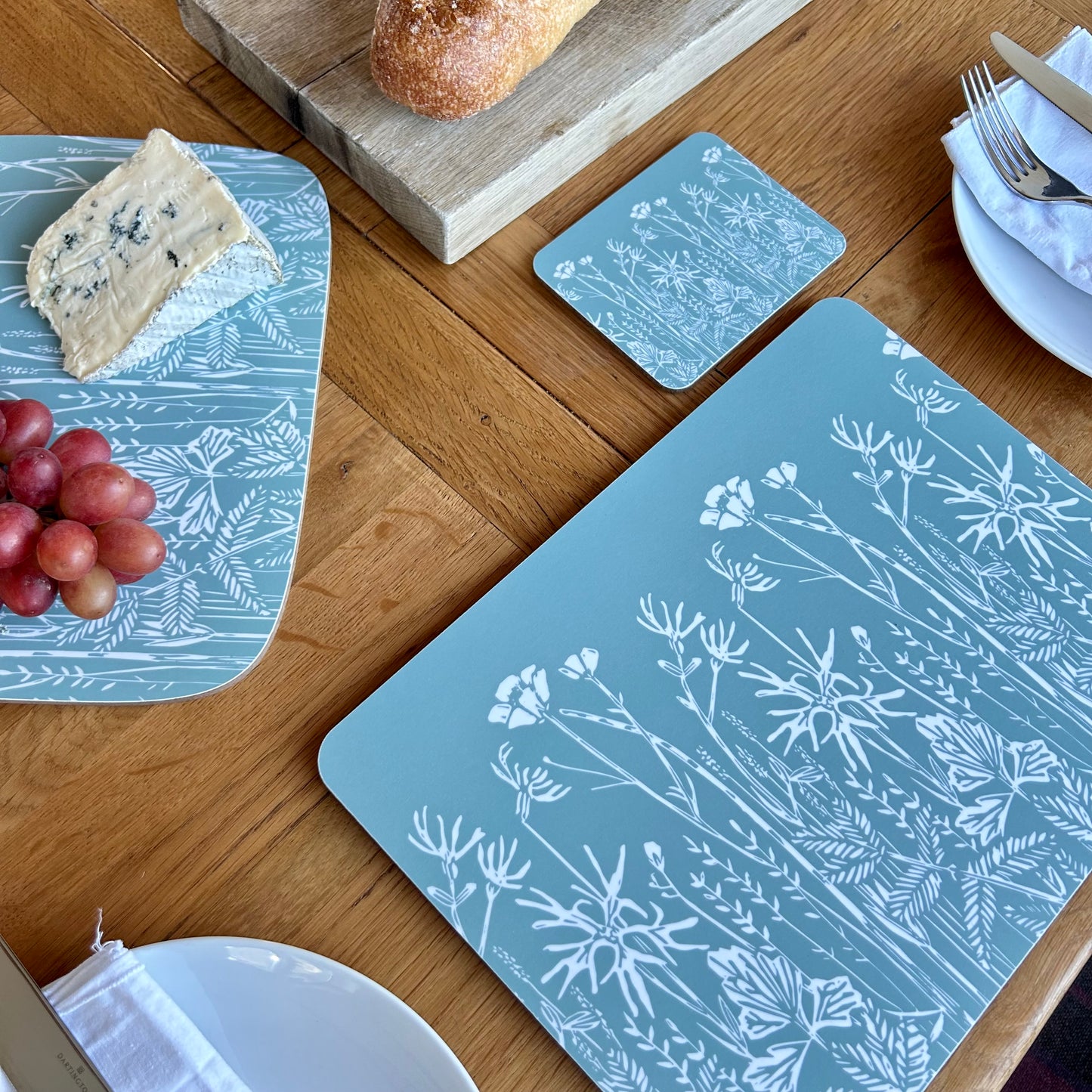 Wet Meadow Coaster - Duck Egg