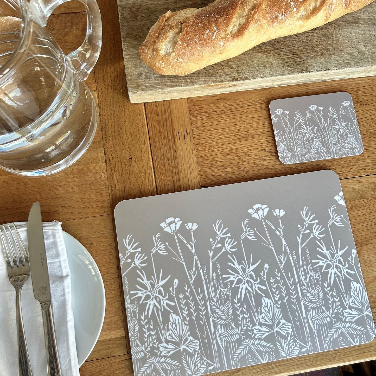 Wet Meadow Coaster - Stone