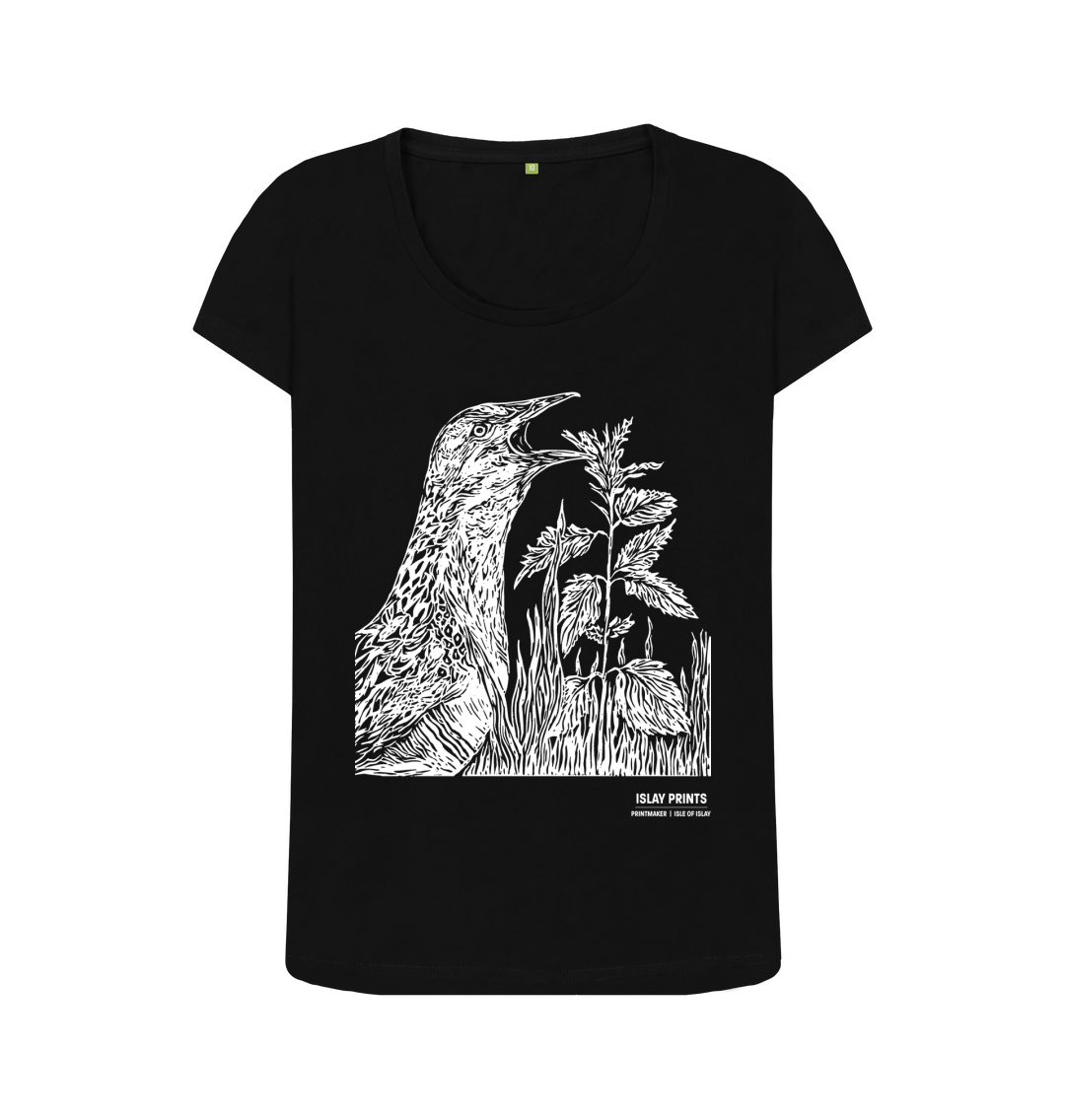 Black Printed T-shirt Front