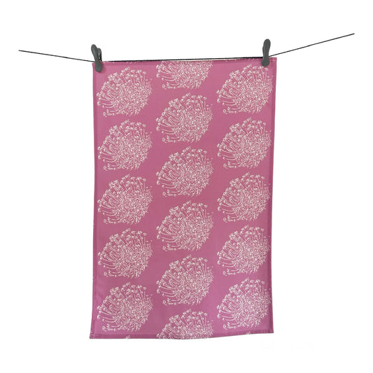 Sea Pink Tea Towel