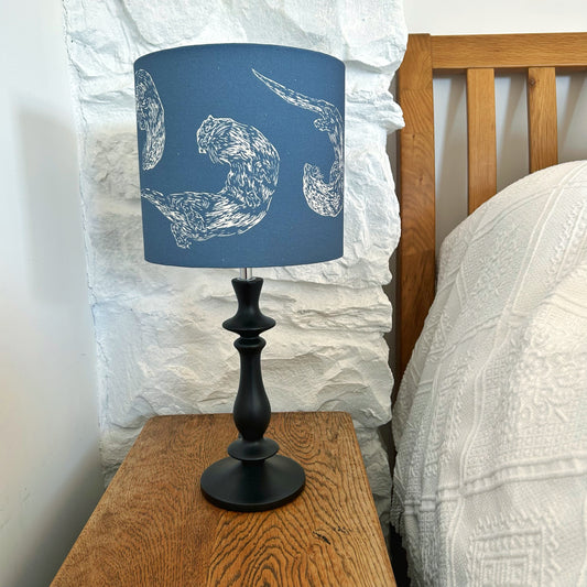 Handmade Tumbling Otters Lamp / Ceiling Shade - 20cm