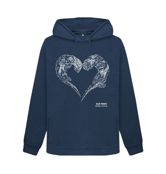 Navy Blue Women's Otter Pullover Hoodie