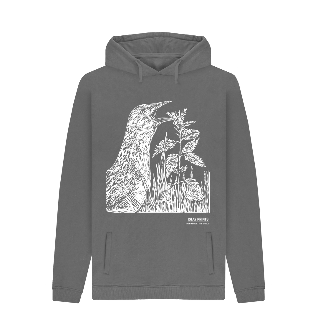 Slate Grey Printed Hoody Front