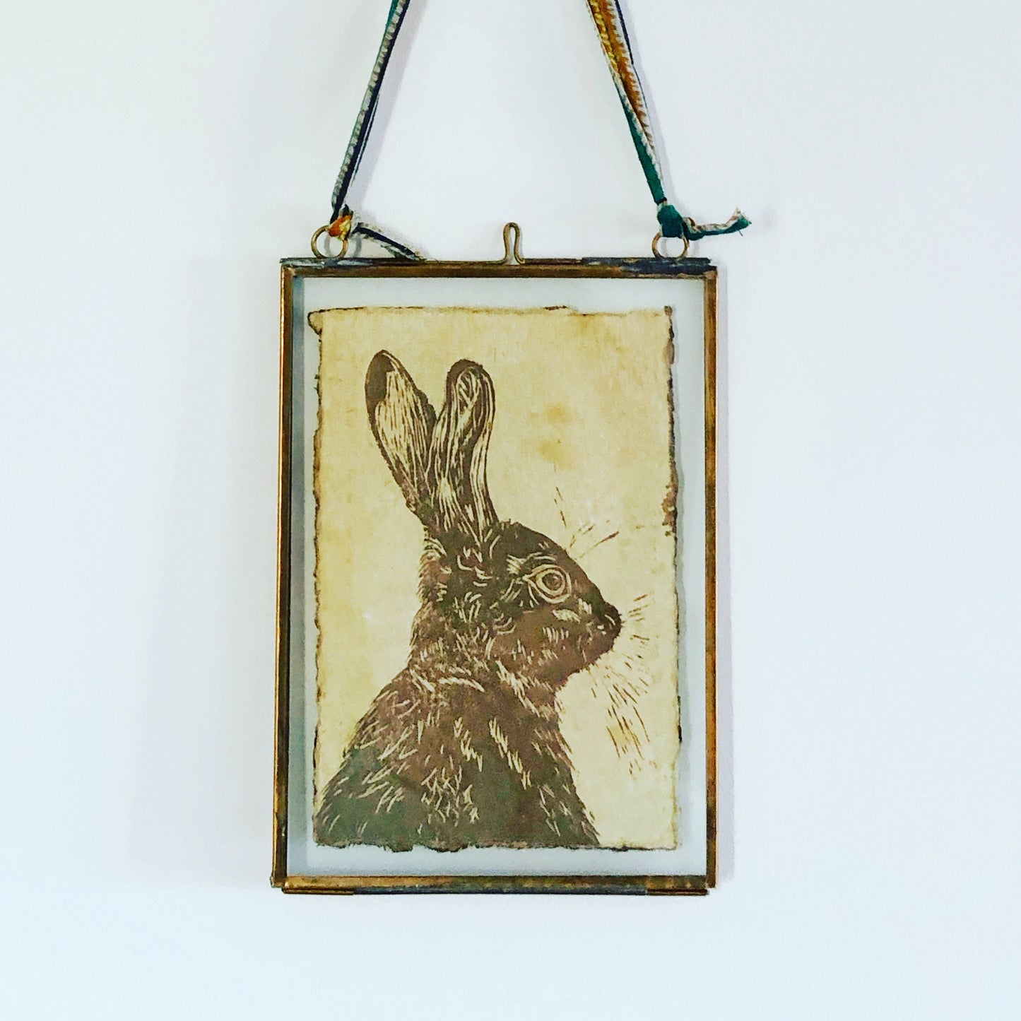 Hare - Original Linoprint Isle of Islay