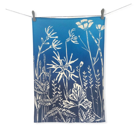 Wet Meadow Tea Towel - Wildflowers of Islay