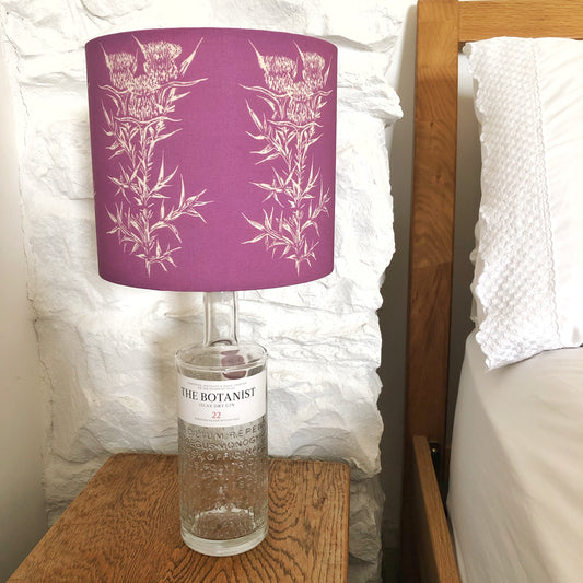 Thistle Lampshade - handmade